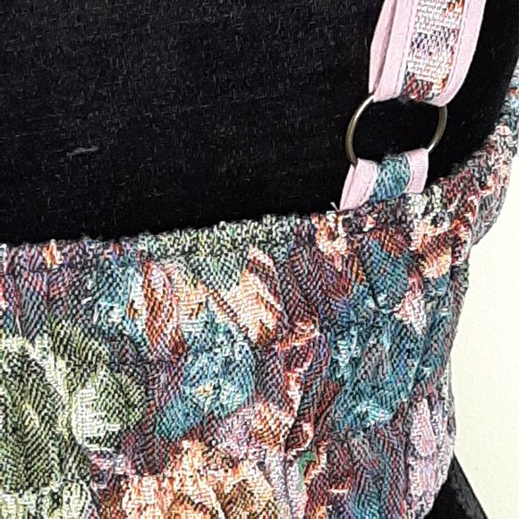 Emerald XO Ivy Lavender Brocade Crop Tank - Picture 7 of 9